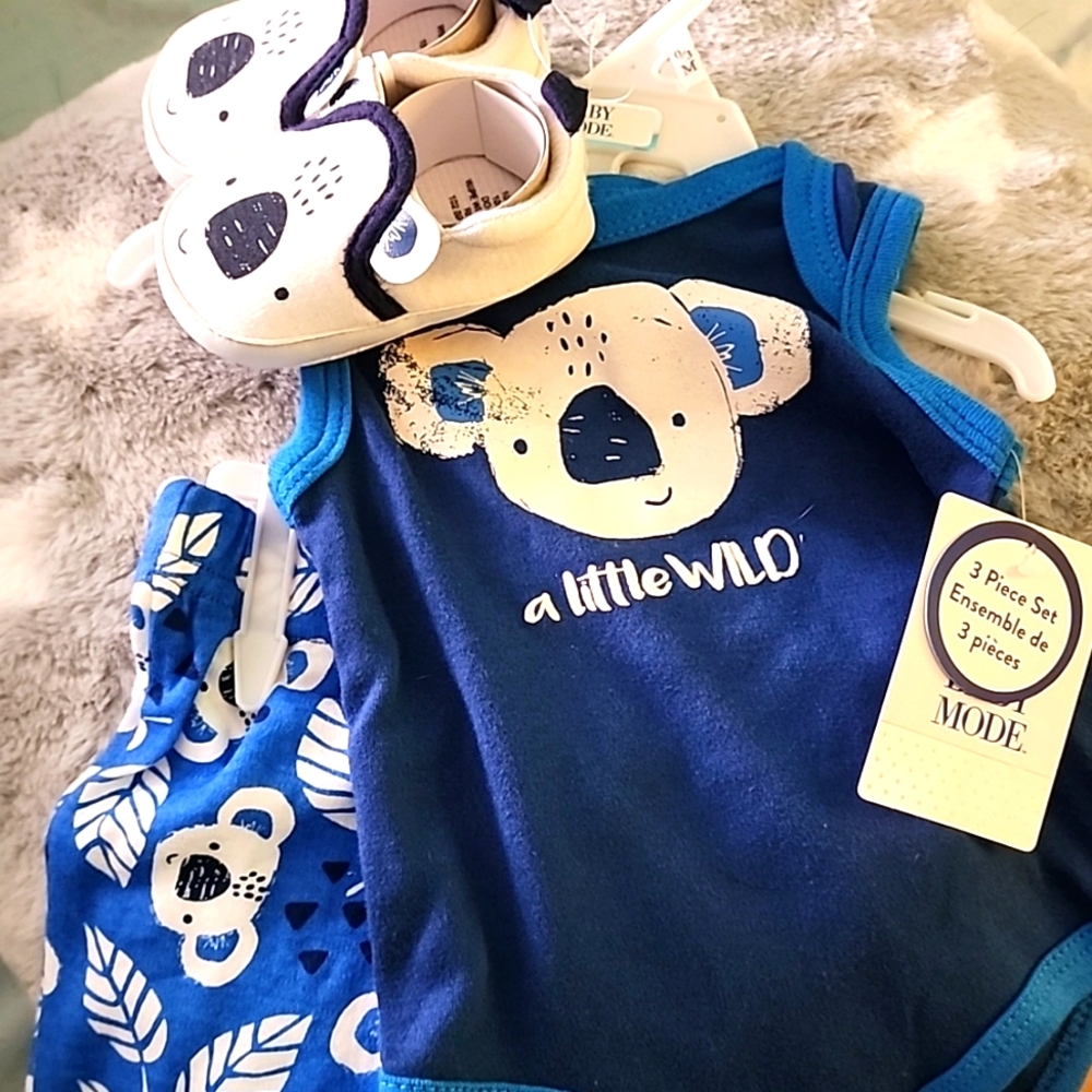 0-3M 3 piece Baby Outfit